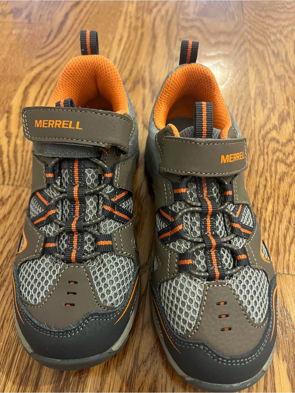 Merrell Kids' Trail Chaser Gunsmoke/orange